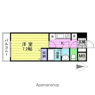 サンヴァーリオ新田駅前Ⅶ【8階】の間取り