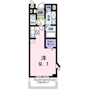 プリムローズ【1階】の間取り