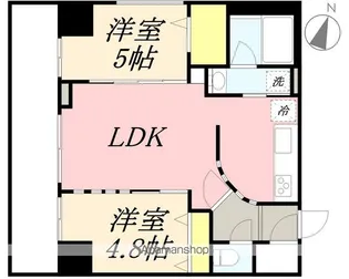 コローレ知事公館前【9階】の間取り