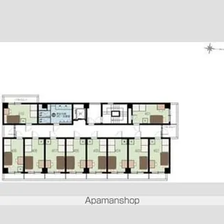 シェアス五反野【407号室】の間取り