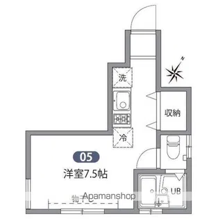 グランエッグス新大塚W【1階】の間取り