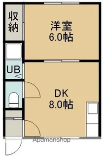 コーポハイブリッジ【202号室】の間取り