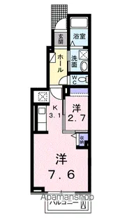 ヴェルドゥーラ D【1階】の間取り