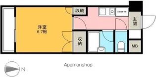 WEST PORT【4階】の間取り