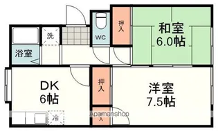 プレジール長崎【105号室】の間取り