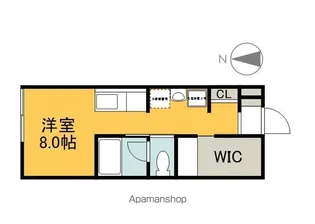 フェリシア地御前【103号室】の間取り