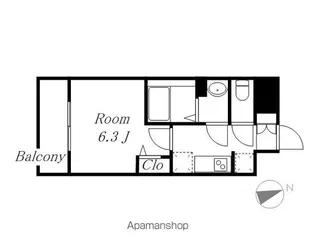 アステリ鶴舞トゥリア【10階】の間取り