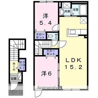 カルム【2階】の間取り