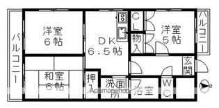 七福マンション【3A号室】の間取り