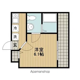 エクレール【302号室】の間取り