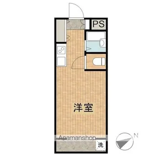 スカイコート宮崎【4階】の間取り