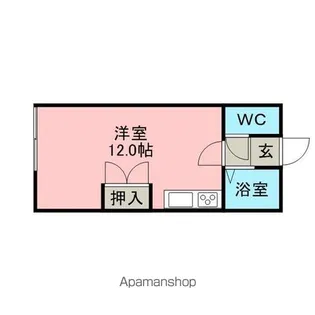 エスエスコート【2階】の間取り