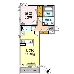 クレアンジュ B【2階】の間取り