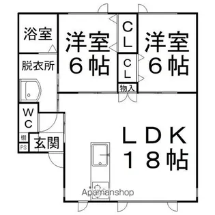 宅建寿町(仮)【1-B号室】の間取り