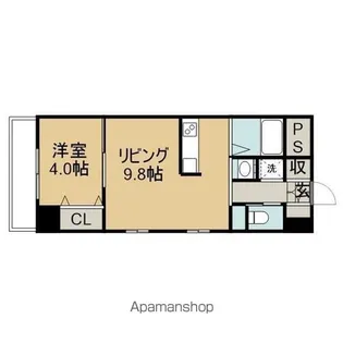 ホワイト・ウィステリア【3階】の間取り