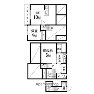 BELLE LEAD ひより台【202号室】の間取り