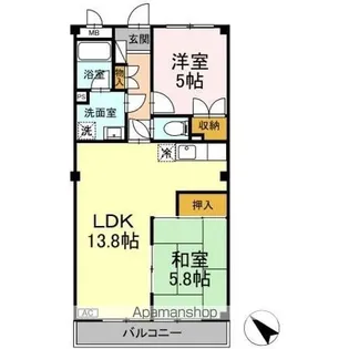 篠塚セイコー第1ビル【2階】の間取り