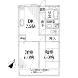 ライフタウン【302号室】の間取り