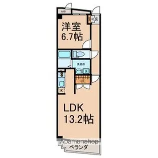 CREAR F【4C号室号室】の間取り