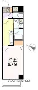 SANKYO国分町ビル【8階】の間取り