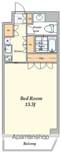 YOTSUYA DUPLEX D−R【2階】の間取り