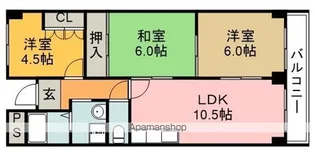 グリーンヒル池田【3階】の間取り