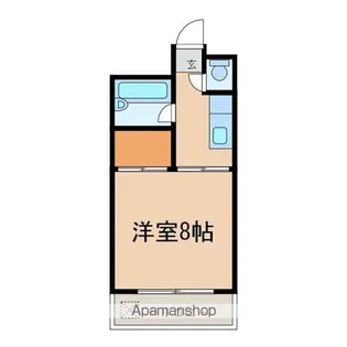 オグラヒルズⅢ【402号室】の間取り