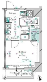 ガリシア大塚駅前【10階】の間取り