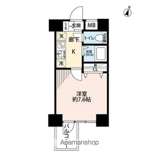 プレール・ドゥーク東京ベイⅡ【4階】の間取り