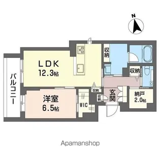アルバハウス【303号室号室】の間取り