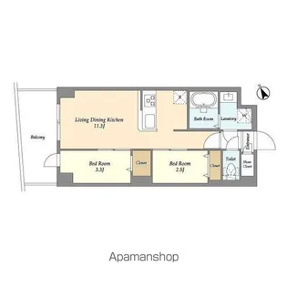アルファコート曳舟2【6階】の間取り