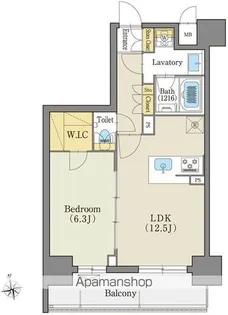 アデグランツ上前津【6階】の間取り