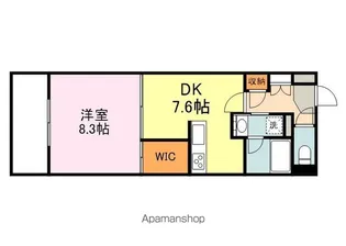 フラットリア春日【4階】の間取り