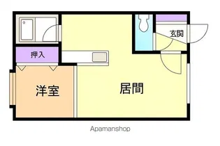 アティック美園【202号室】の間取り
