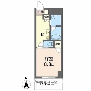 GOLD COURT楽々園【9階】の間取り