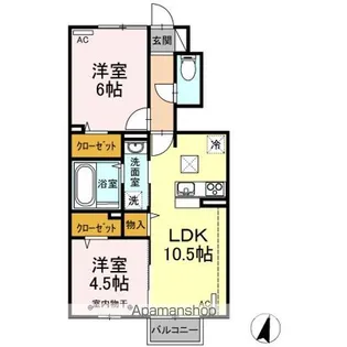 エスペランサ【1階】の間取り