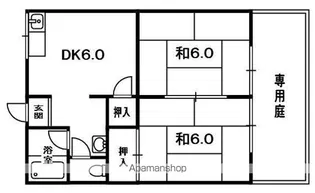 エコート長沢【2階】の間取り