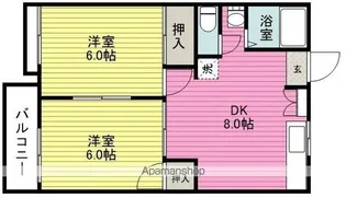 サンライズ上戸【2階】の間取り