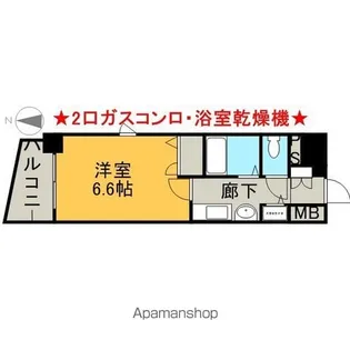 プレサンス大須観音駅前サクシード【2階】の間取り