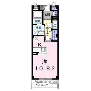ヒル・プレッソ【2階】の間取り