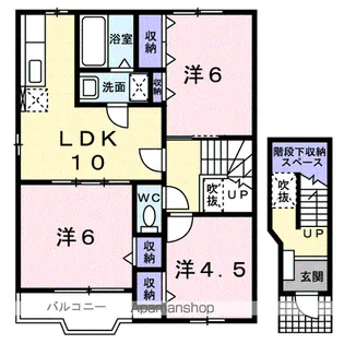 ピュアハウス【2階】の間取り