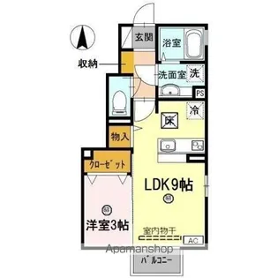 GRAND PUR(グラン ピュール)【1階】の間取り