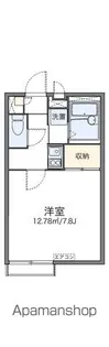 レオパレス狭山池【202号室】の間取り