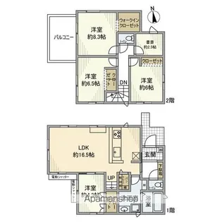 千葉県我孫子市天王台5丁目【一戸建】の間取り