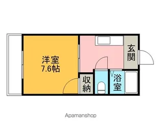合川コーポ【105号室】の間取り