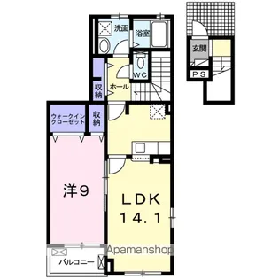 グランド・ヒルズ【2階】の間取り