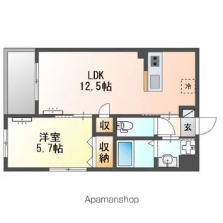 サンジュ(Sanju)【1階】の間取り