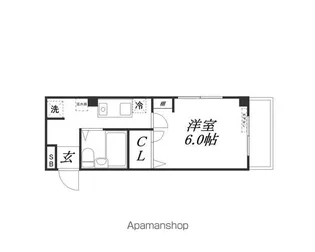 ナイツブリッジ【104号室】の間取り