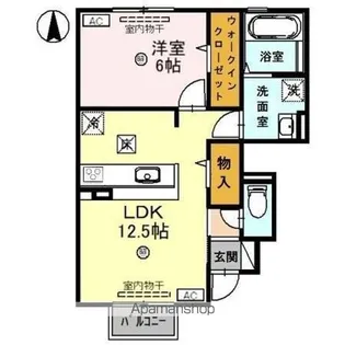 サルース【1階】の間取り