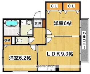 FREE BIRD D棟【1階】の間取り